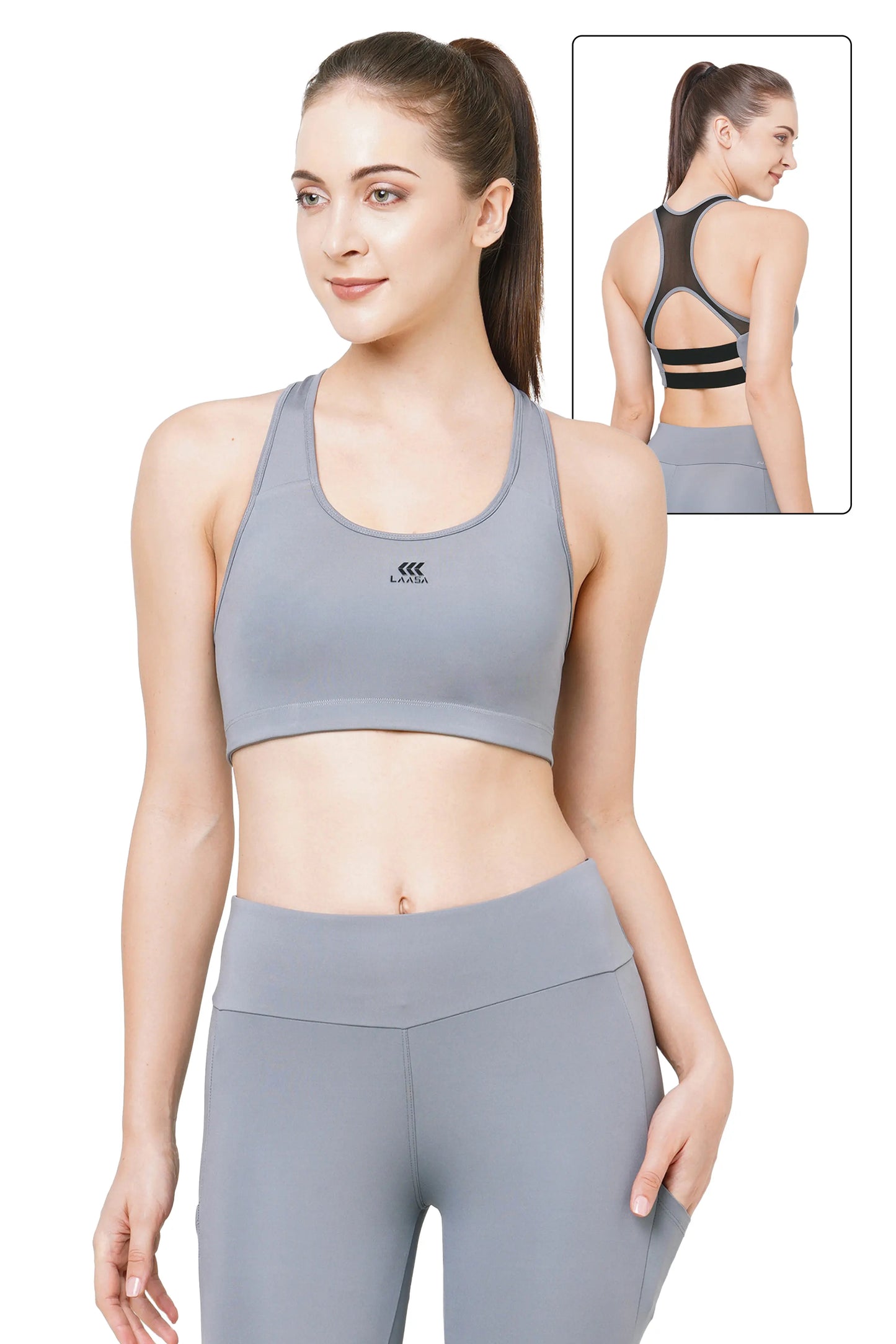 JUST-DRY HIGH IMPACT PERFORMANCE MESH SPORTS BRA