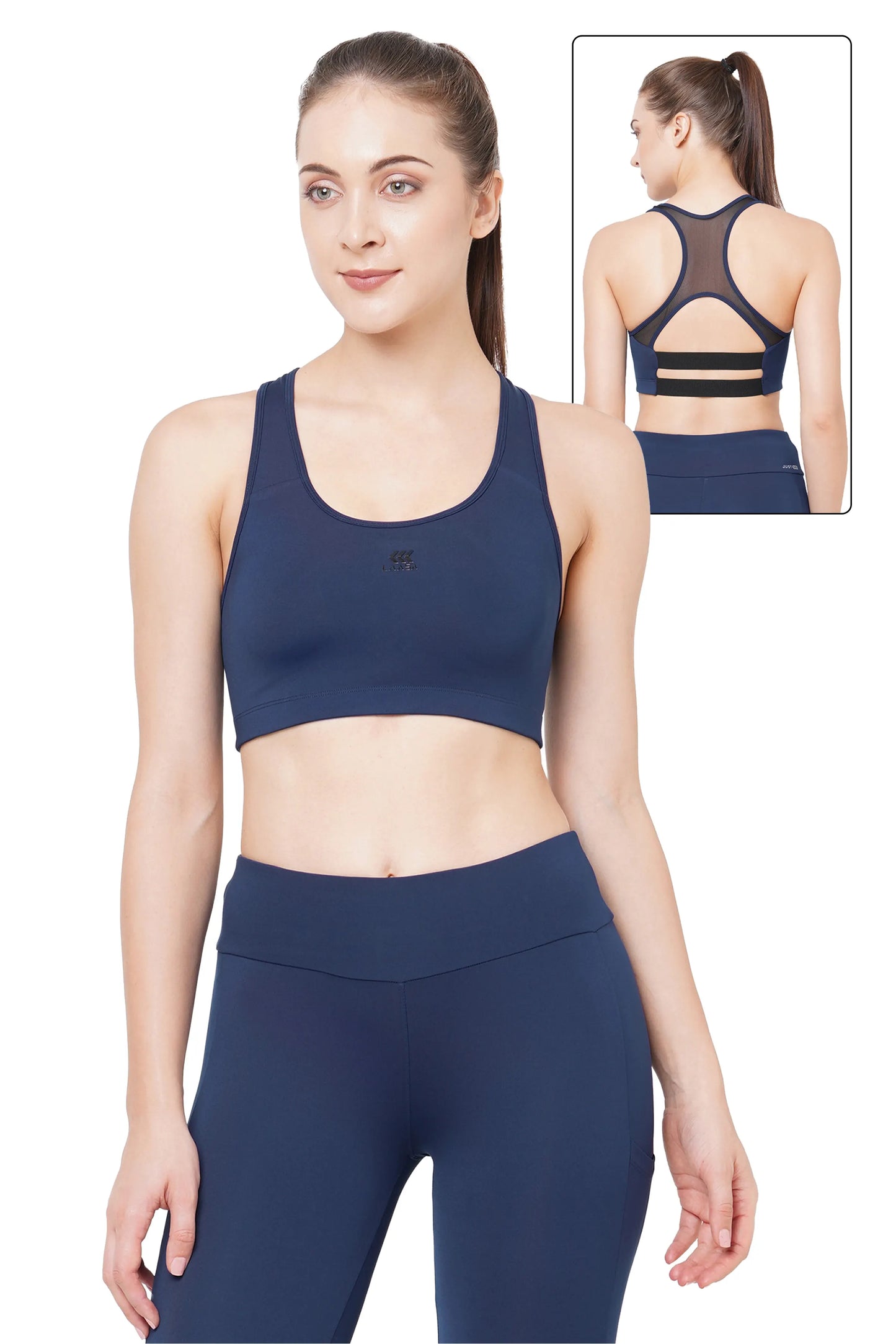 JUST-DRY HIGH IMPACT PERFORMANCE MESH SPORTS BRA