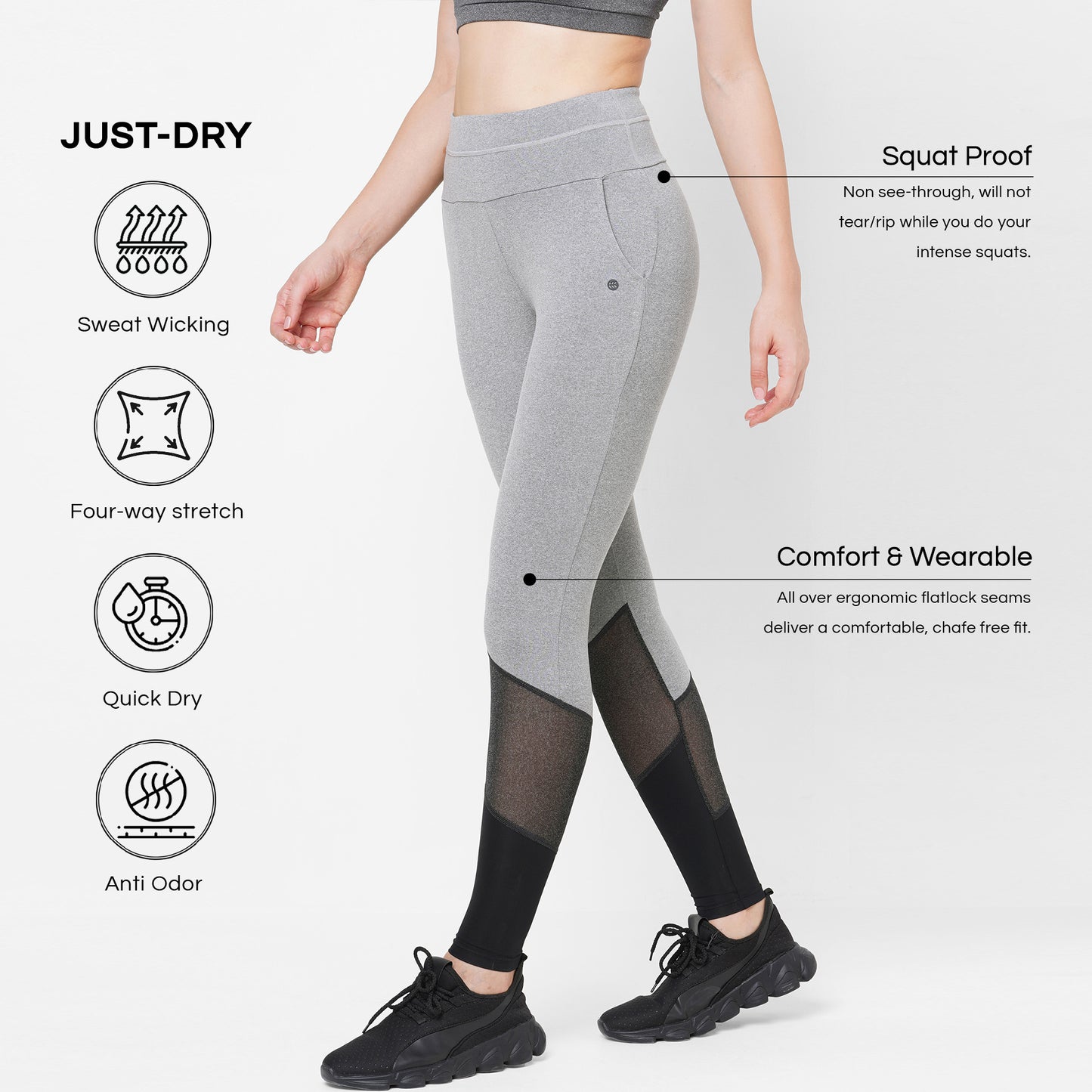 LIGHT GREY MELANGE