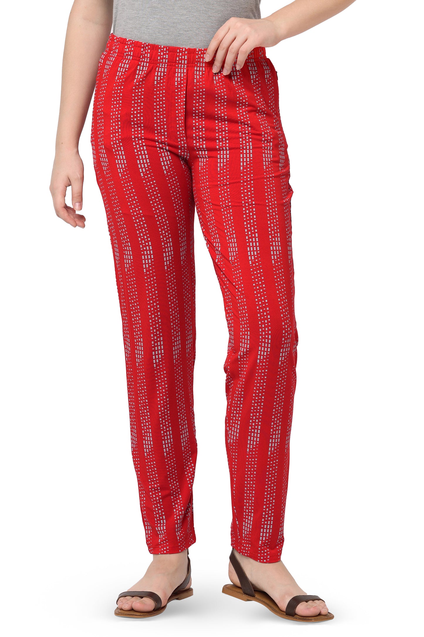 DOT STRIPED COZY PYJAMA FOR WOMEN