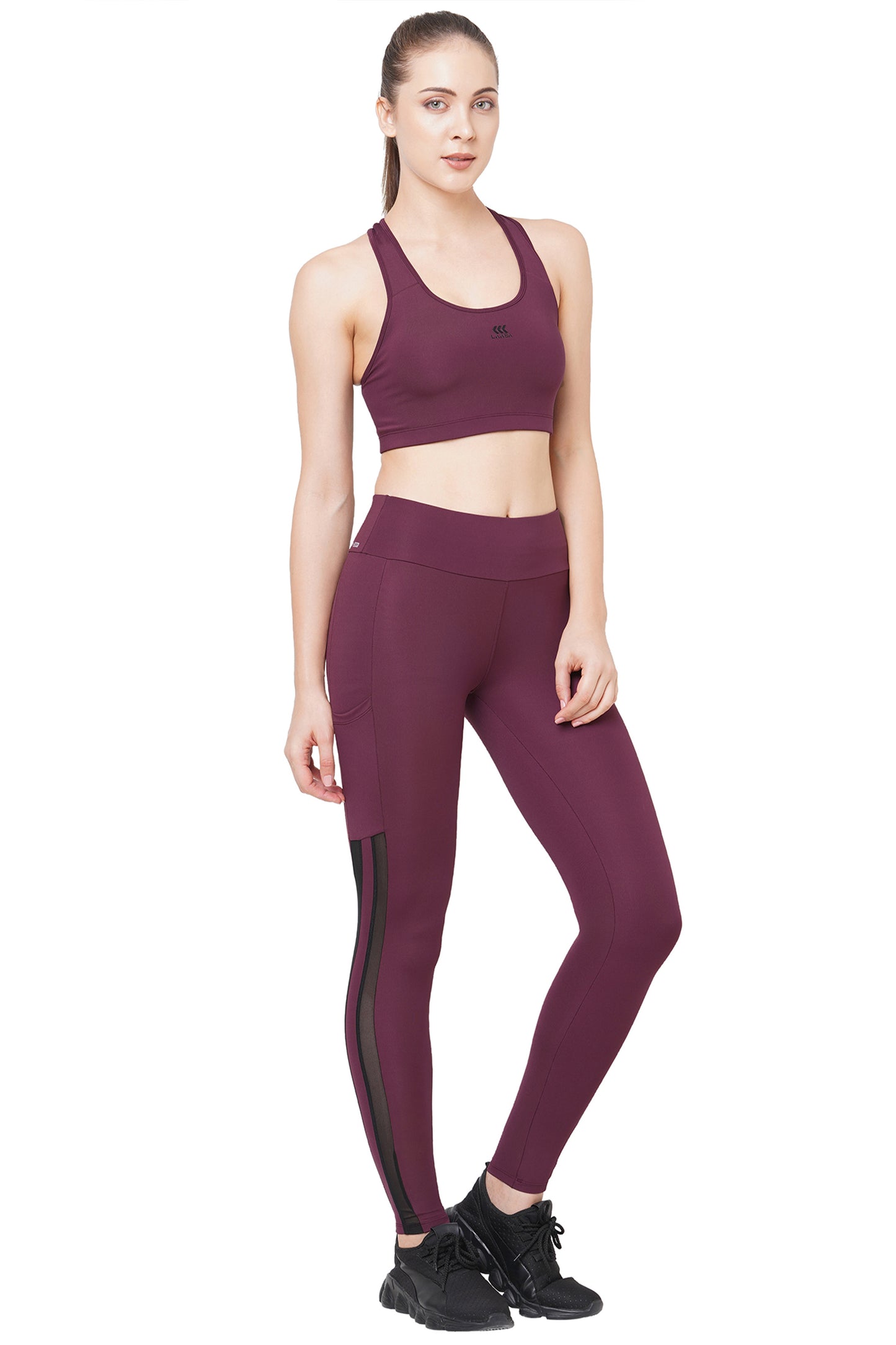 JUST-DRY MESH PANEL 7/8 GO TRAIN TIGHTS