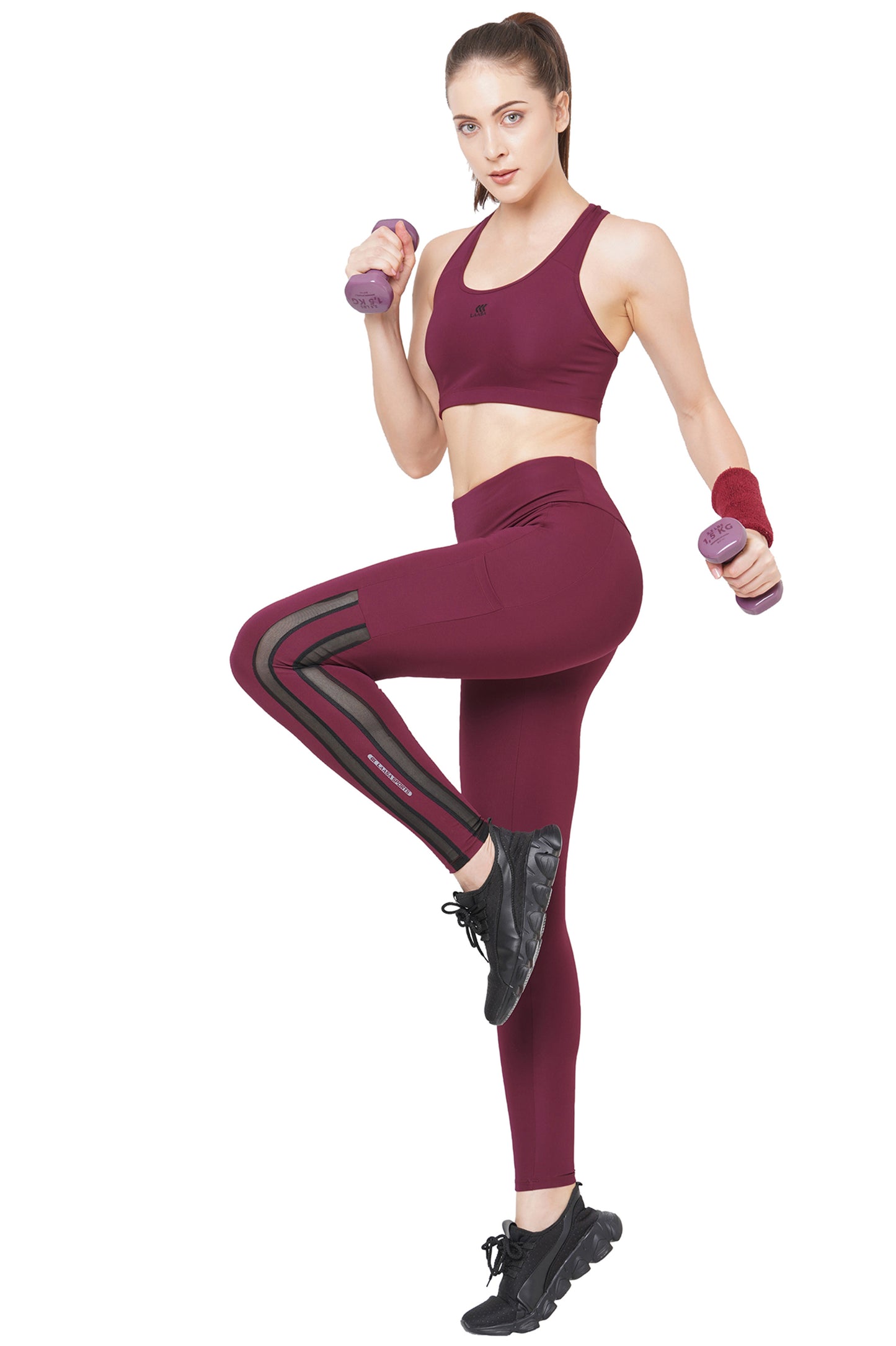 JUST-DRY MESH PANEL 7/8 GO TRAIN TIGHTS