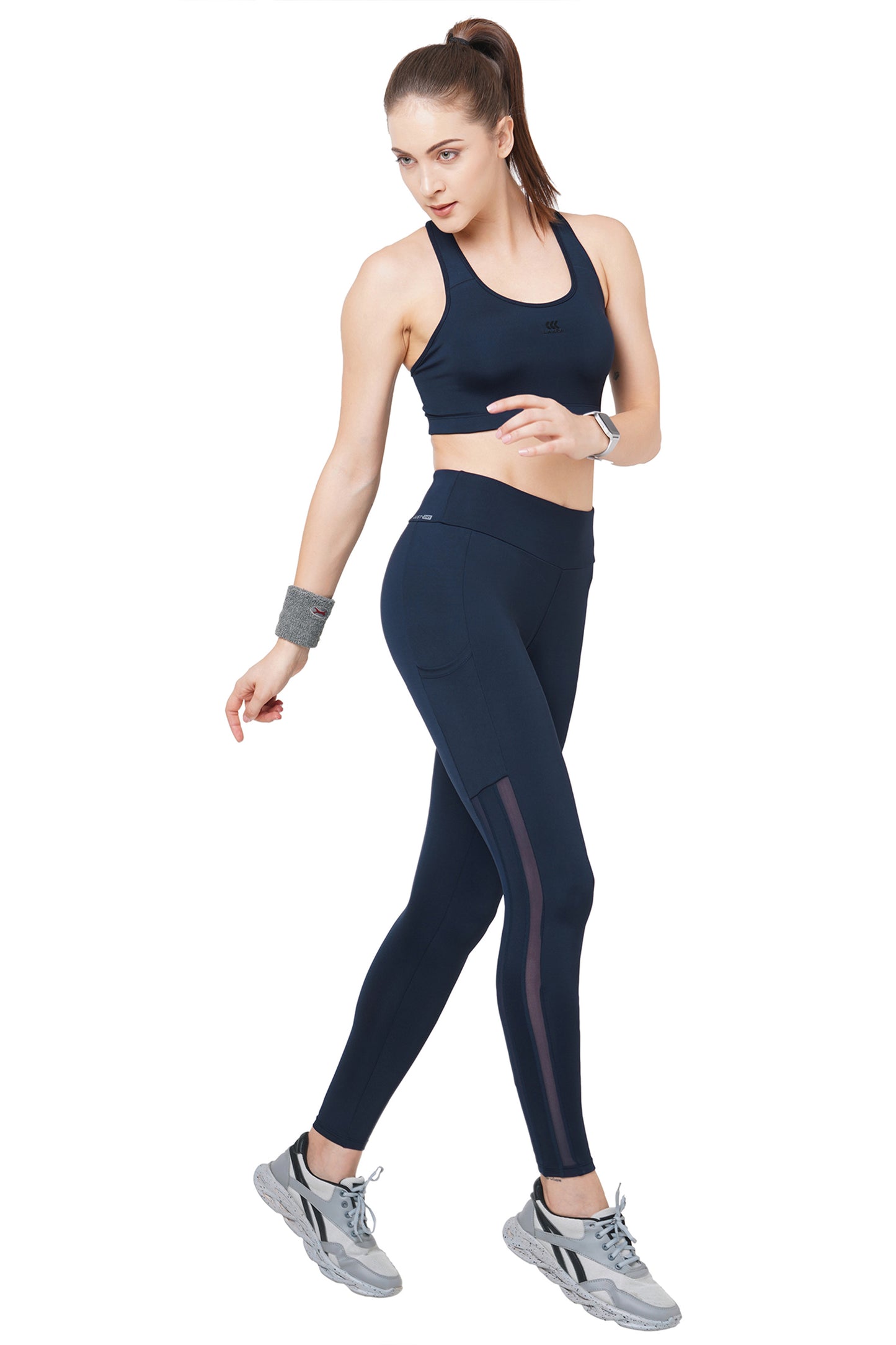 JUST-DRY MESH PANEL 7/8 GO TRAIN TIGHTS