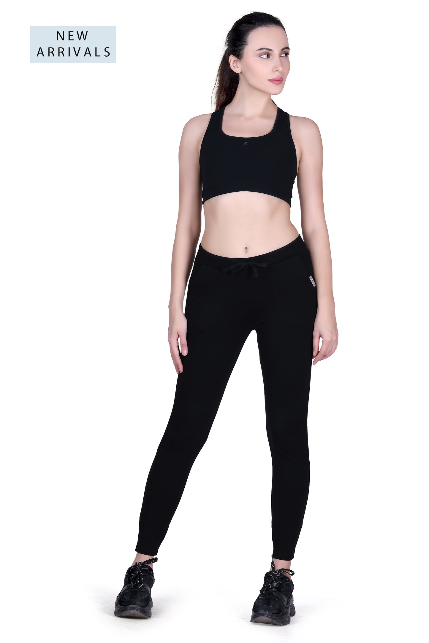 WOMEN'S COTTON SLIM FIT ESSENTIAL 7/8 WALKING NARROW PANT