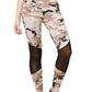 CAMEL BROWN WOMEN’S CAMO 7/8 GYM LEGGINGS