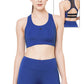 JUST-DRY SMALT BLUE HIGH IMPACT PERFORMANCE MESH SPORTS BRA