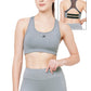 Light Grey Stylish Back Sports Bra for Women