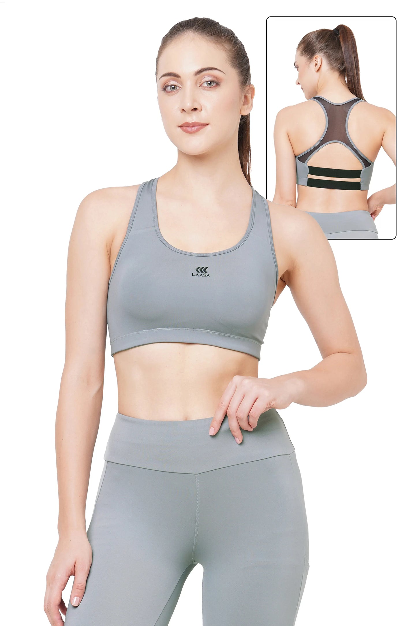 Buy FIGUR ACTIV Women's Active Mesh Sports Bra With Lime Light Stylish  Straps at