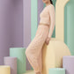 WOMEN’S EVERYDAY COMFY PANTS WITH SMOCKED WAIST & CUFFED ANKLE