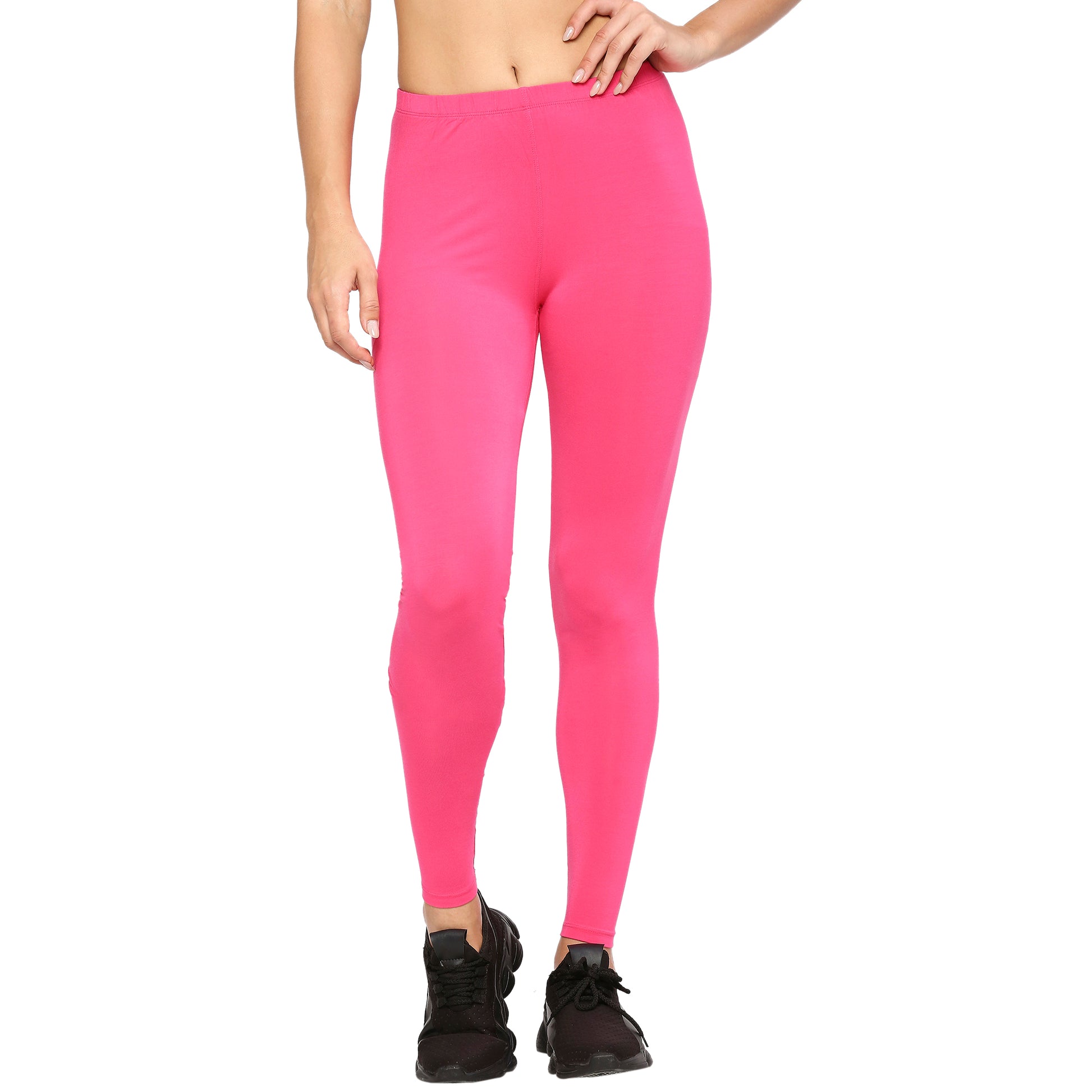 Laasa Sports Mid-Rise Solid Leggings for Women1