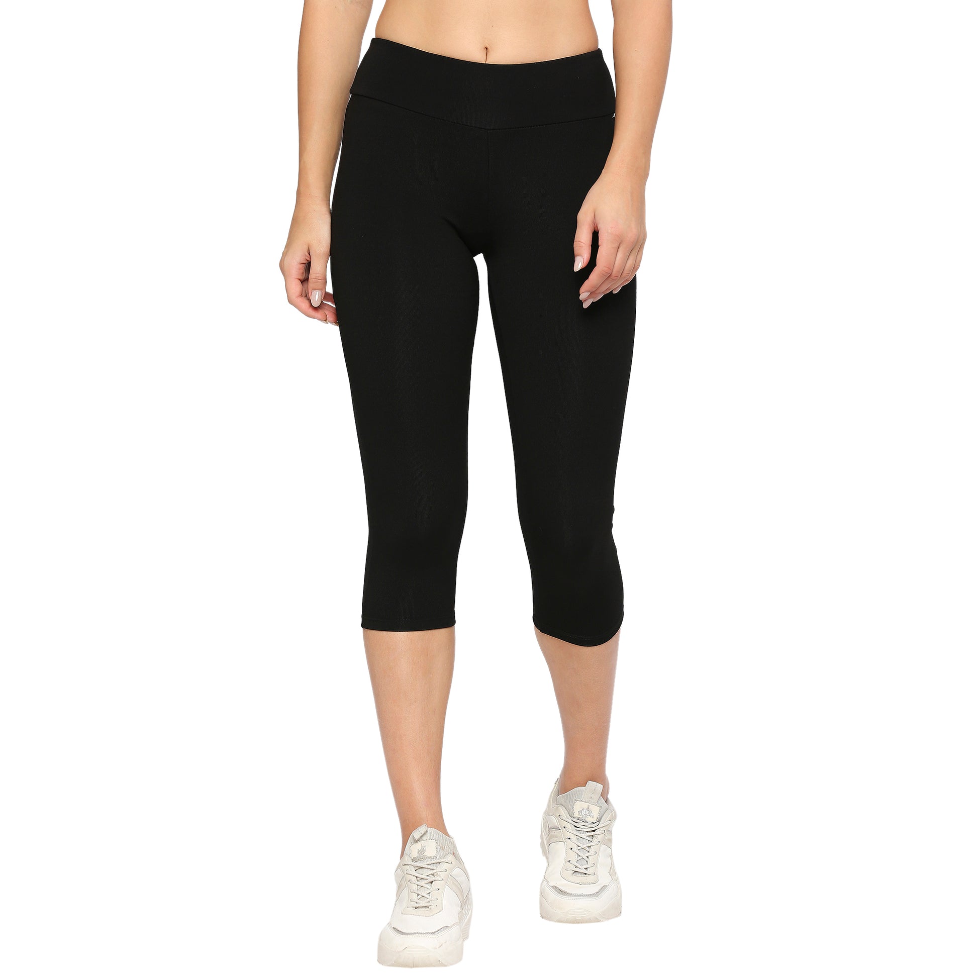 Laasa Sports  Regular Fit Capris With Pockets for Women