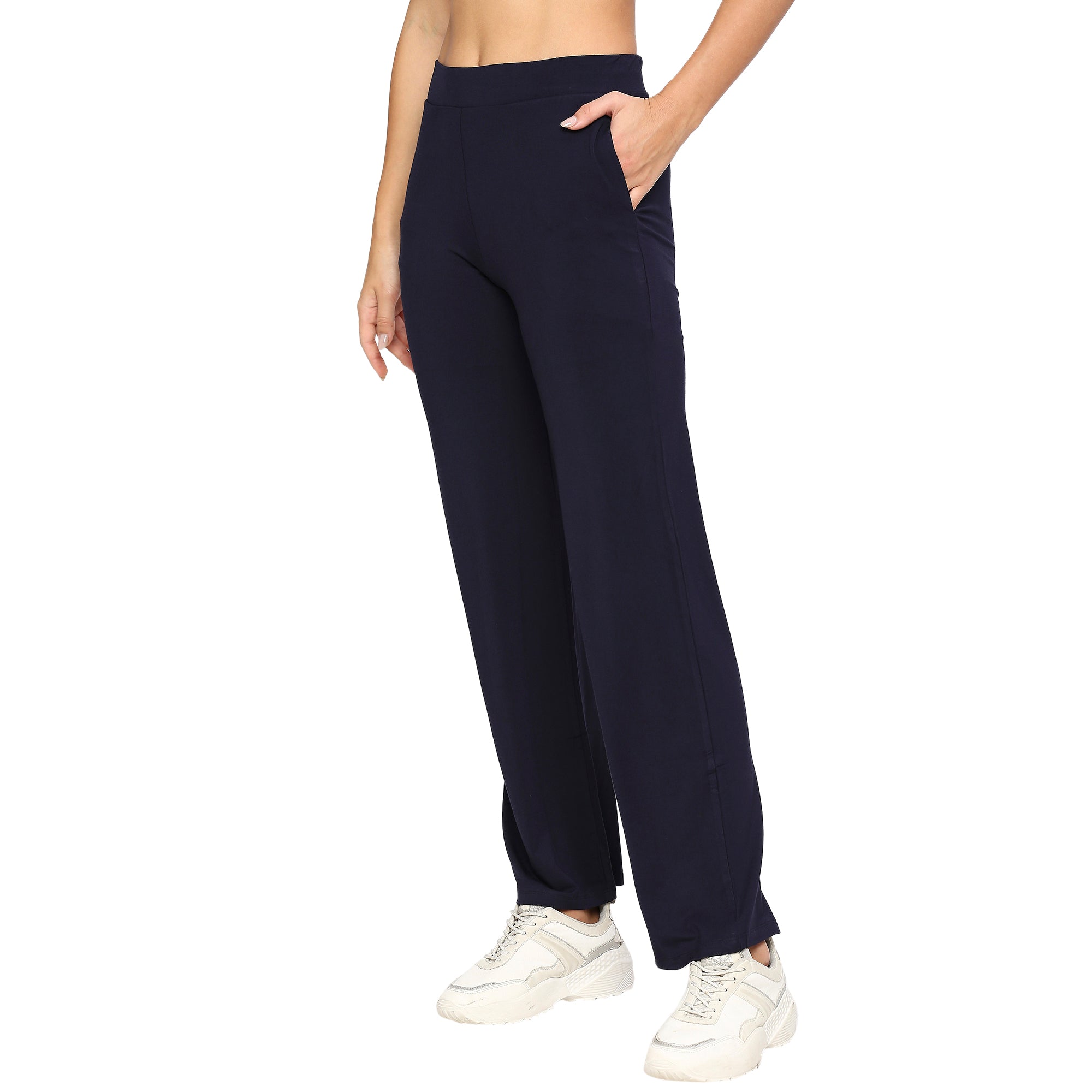 Women Smart Straight Fit Parallel Trousers – Cuffs N Lashes