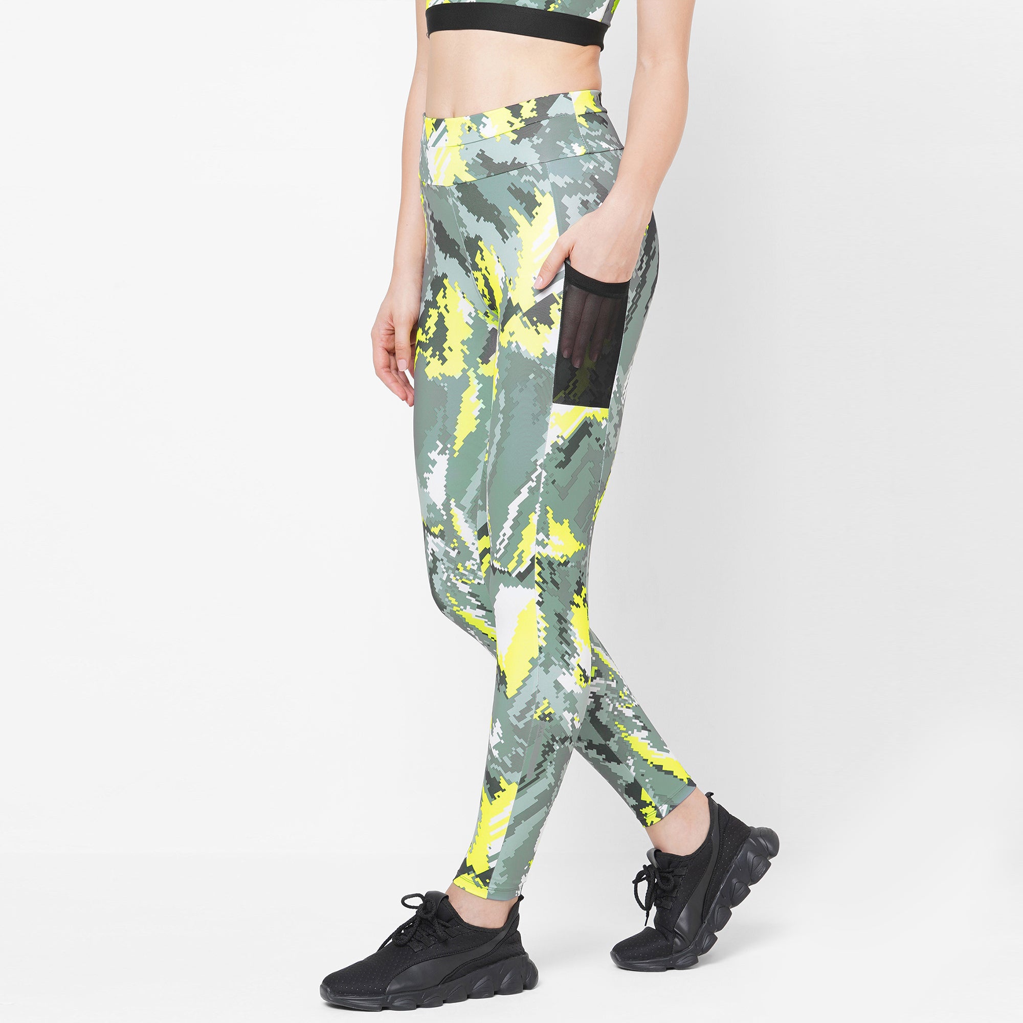 Neon Butterfly Leggings with pockets – Mode Motif