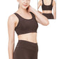 PREMIUM COMFORT COCOA BROWN SPORTS BRA
