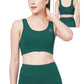 JUST-DRY DEEP SEA GREEN FULL COVERAGE SLIP ON ESSENTIAL SPORTS BRA