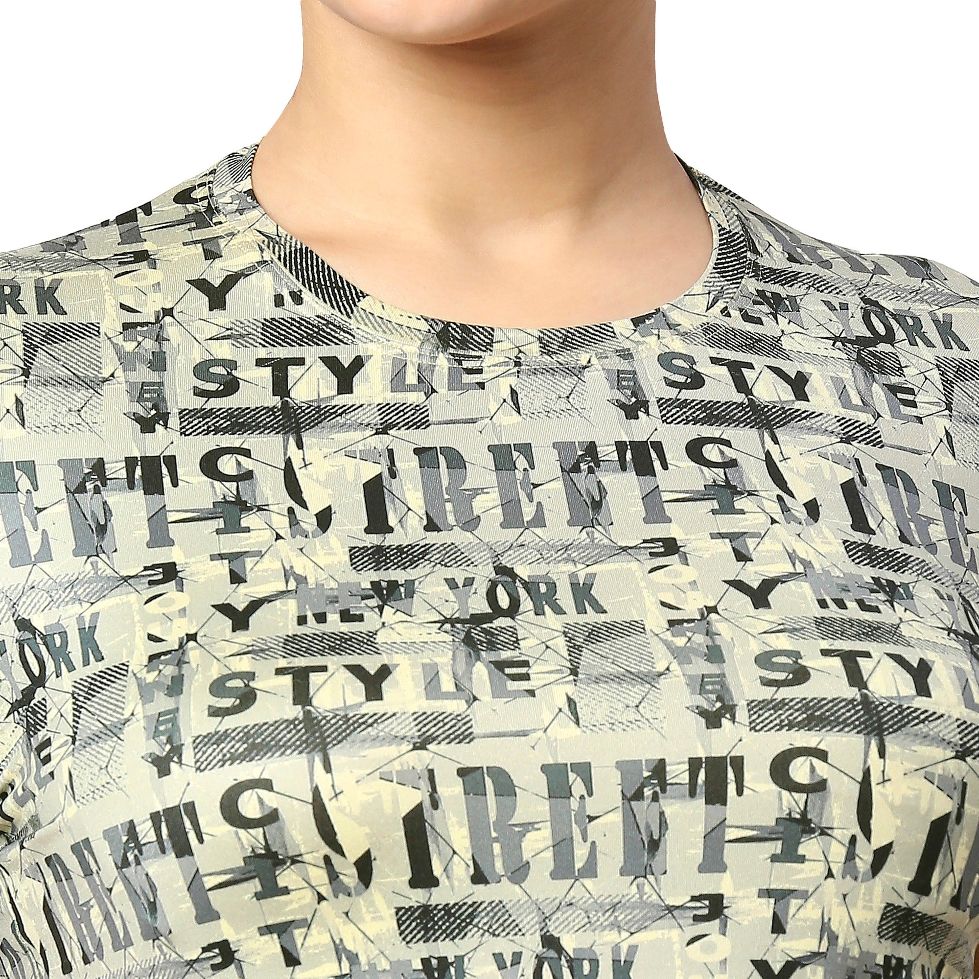 SOFT TOUCH TYPOGRAPHIC PRINT T-SHIRT – Laasa Sports