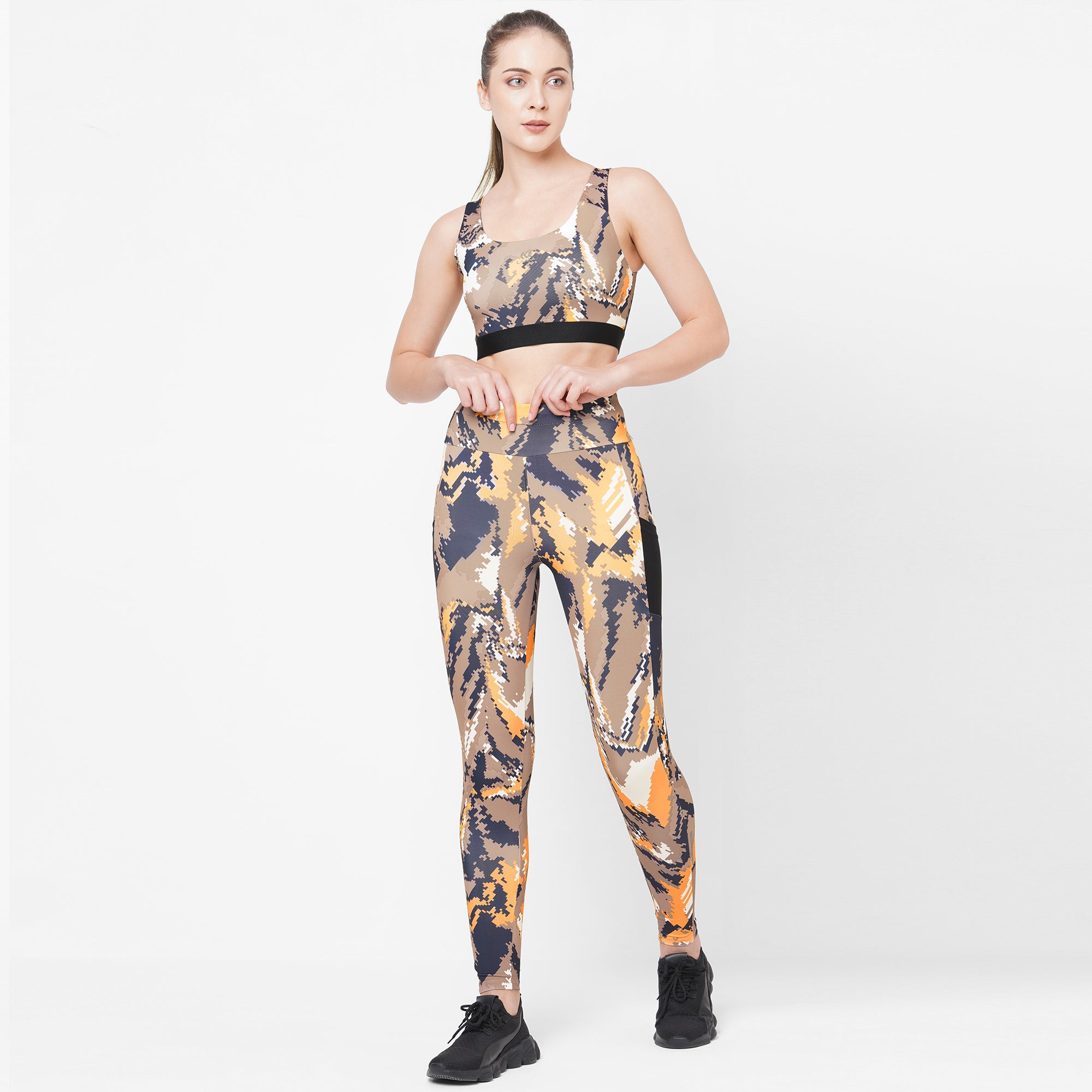 Camo print workout leggings shop