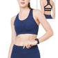 JUST-DRY MARINE BLUE HIGH IMPACT PERFORMANCE MESH SPORTS BRA
