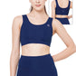 U-BACK SEAMLESS NAVY BLUE SPORTS BRA