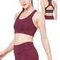 JUST-DRY MAROON HIGH IMPACT PERFORMANCE MESH SPORTS BRA
