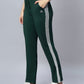 COTTON RICH SIDE STRIPED TRACK PANT FOR WOMEN