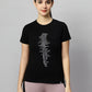 SOFT TEXTURED MULTI PRINT COTTON T-SHIRT FOR WOMEN