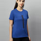 SOFT TEXTURED MULTI PRINT COTTON T-SHIRT FOR WOMEN