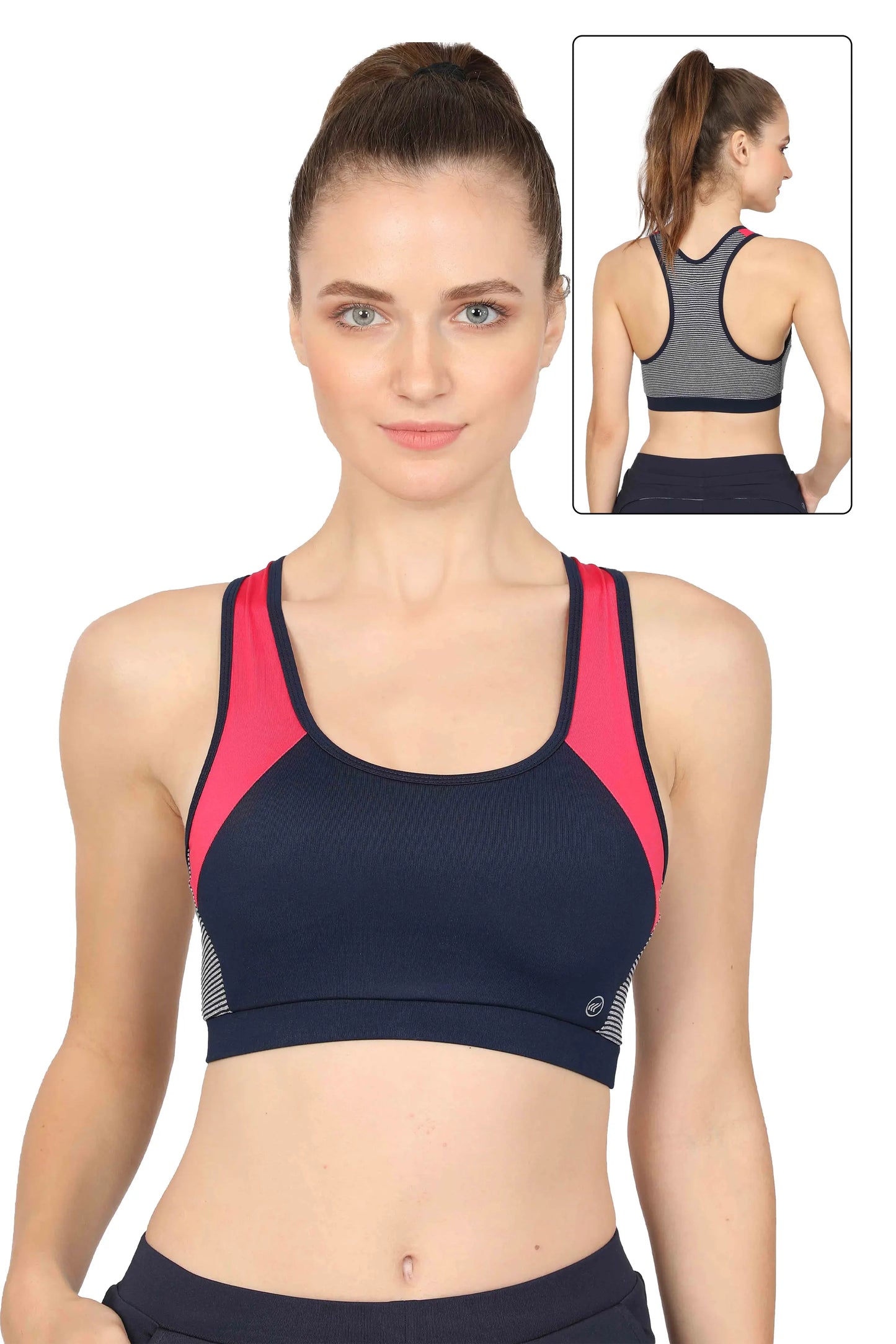 COLOUR BLOCK ALL DAY TRAINING SPORTS BRA