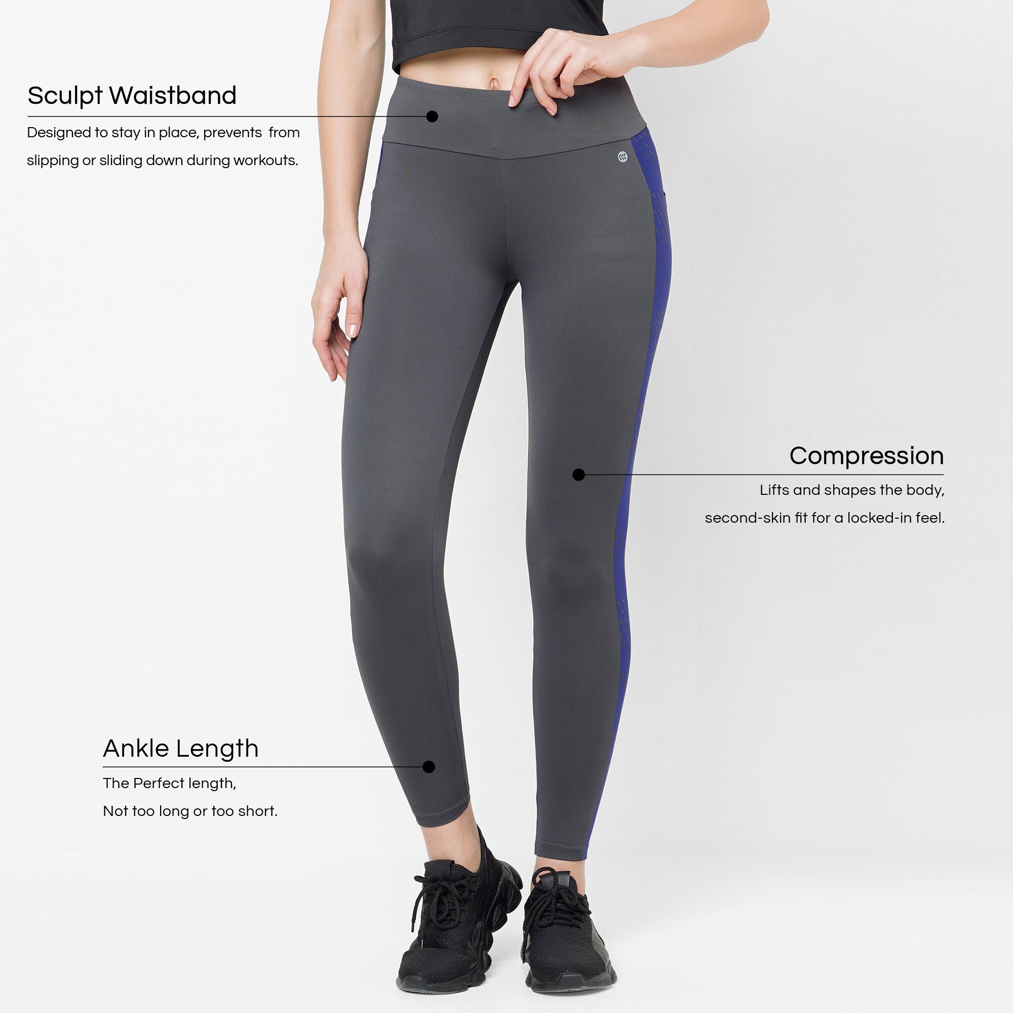 Grey running leggings womens hotsell