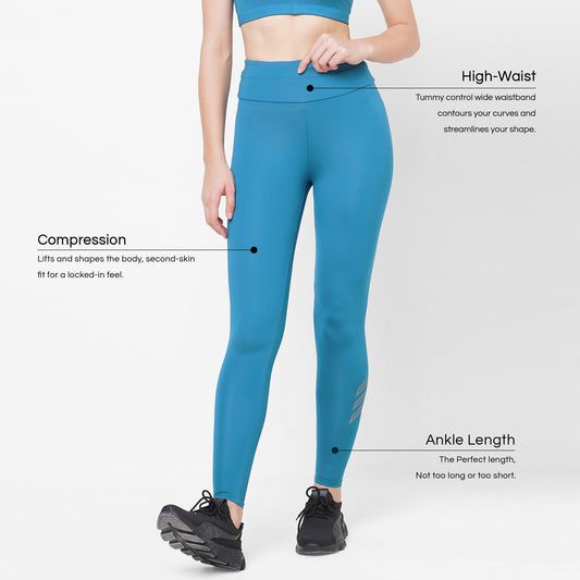 Active Wear  Ajile Cut-Out Detail Cotton Workout Leggings (Tights