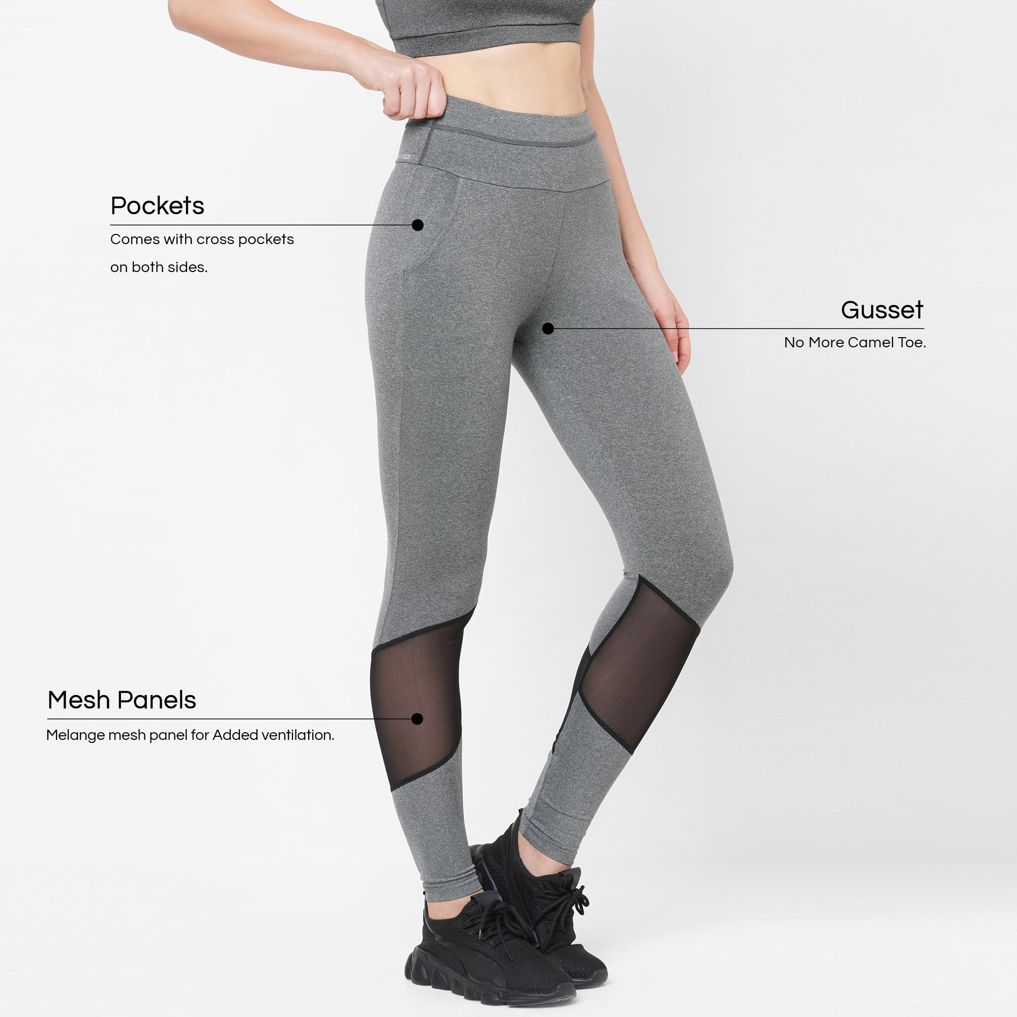 Buy Lagira Leggings for Women Side Pocket | Pants for Women in Black Color  | Girls Tights for Workout - Size S at Amazon.in