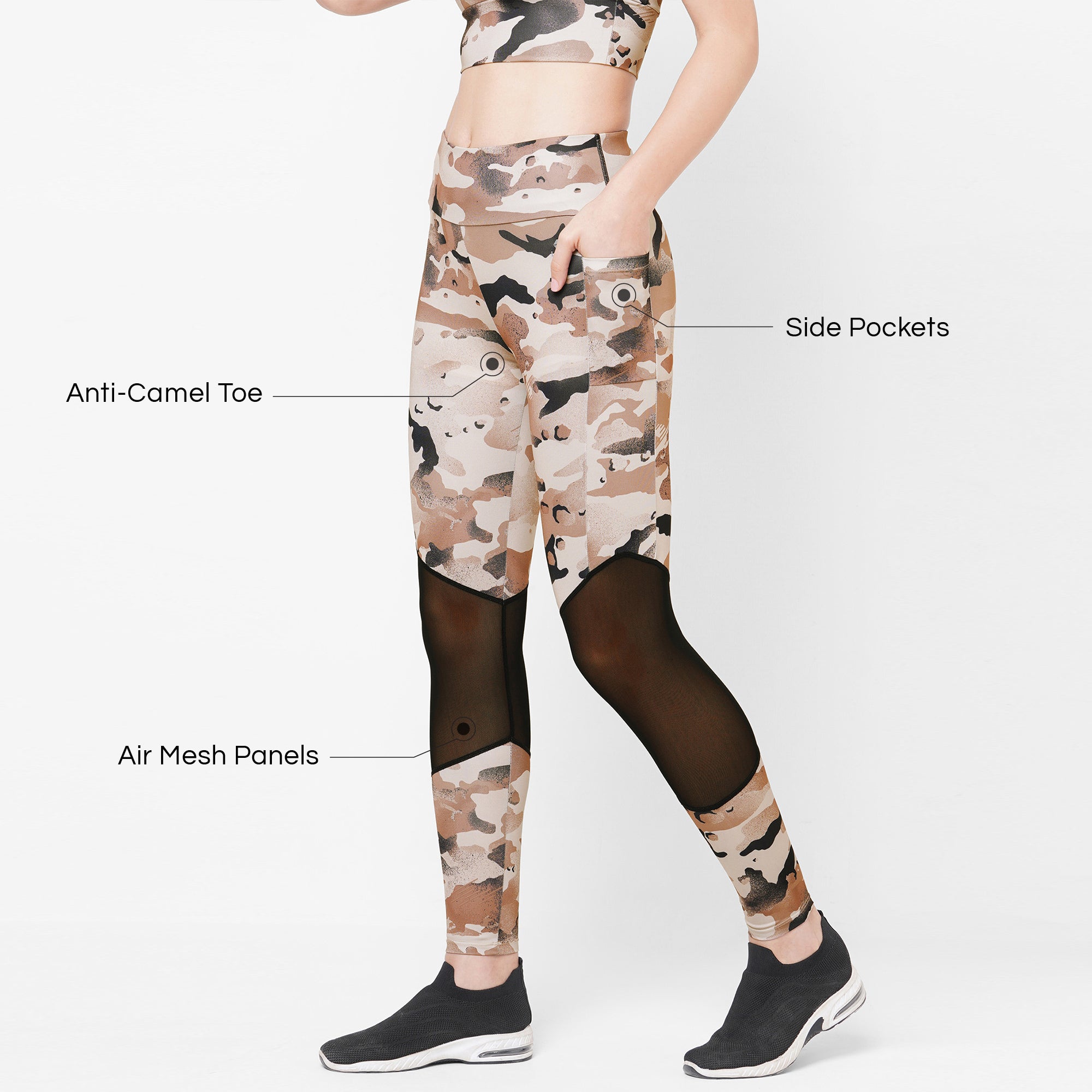 Briar V Back Leggings With Pockets - Dark Chocolate | Active wear tops,  Athletic looks, Activewear fashion
