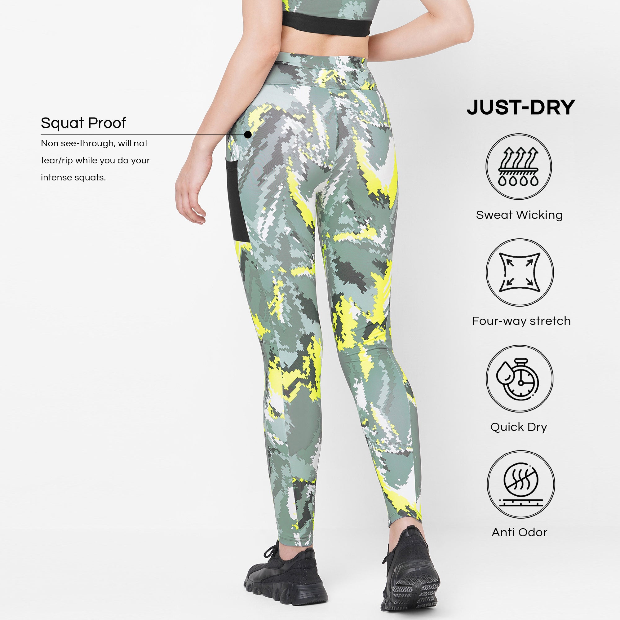 Amazon.com: Satori_Stylez Yellow and Gray Camo Leggings for Women Mid Waist Army  Camouflage Workout Pants : Satori_Stylez: Clothing, Shoes & Jewelry