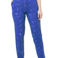 WOMEN'S PRINTED VISCOSE PYJAMAS WITH ZIP POCKETS