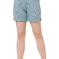 HONEYBEE PRINT CURVED HEM NIGHTWEAR LOUNGE SHORTS