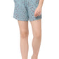 WOMEN’S CASUAL SHORTS WITH HONEY BEE PRINT & LOOSE FIT DESIGN