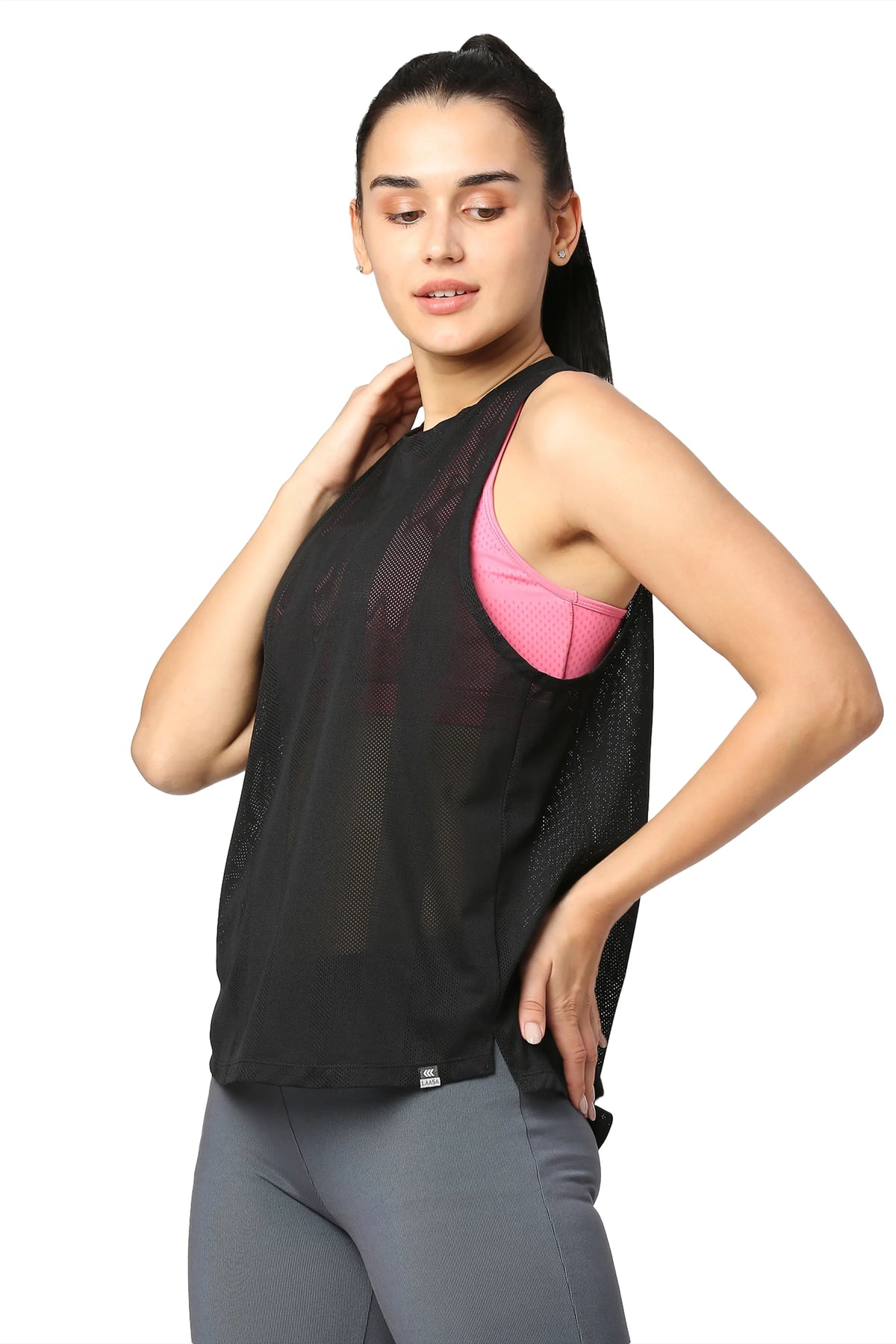 WOMEN’S LIGHTWEIGHT MESH WORKOUT TANK TOP