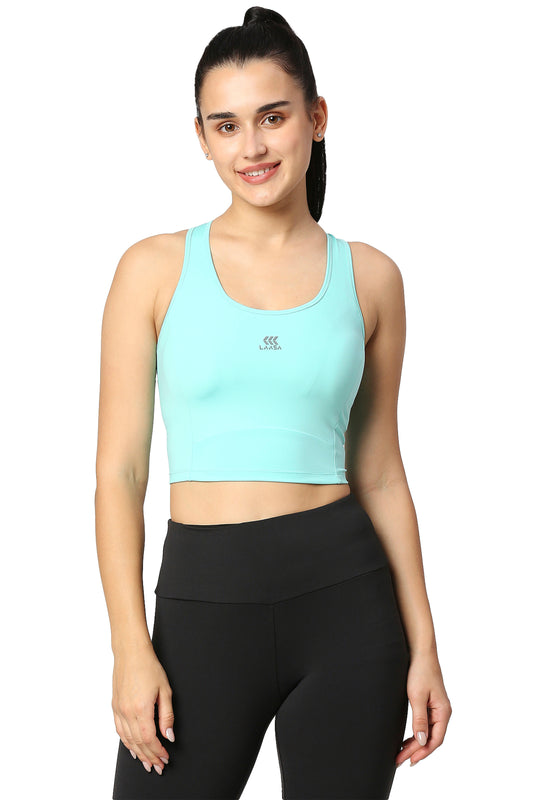 JUST-DRY Ensign Blue High Impact Hit Compression Sports Bra for Women –  Laasa Sports