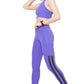 MAJORELLE BLUE MESH PANEL 7/8 GO TRAIN TIGHTS