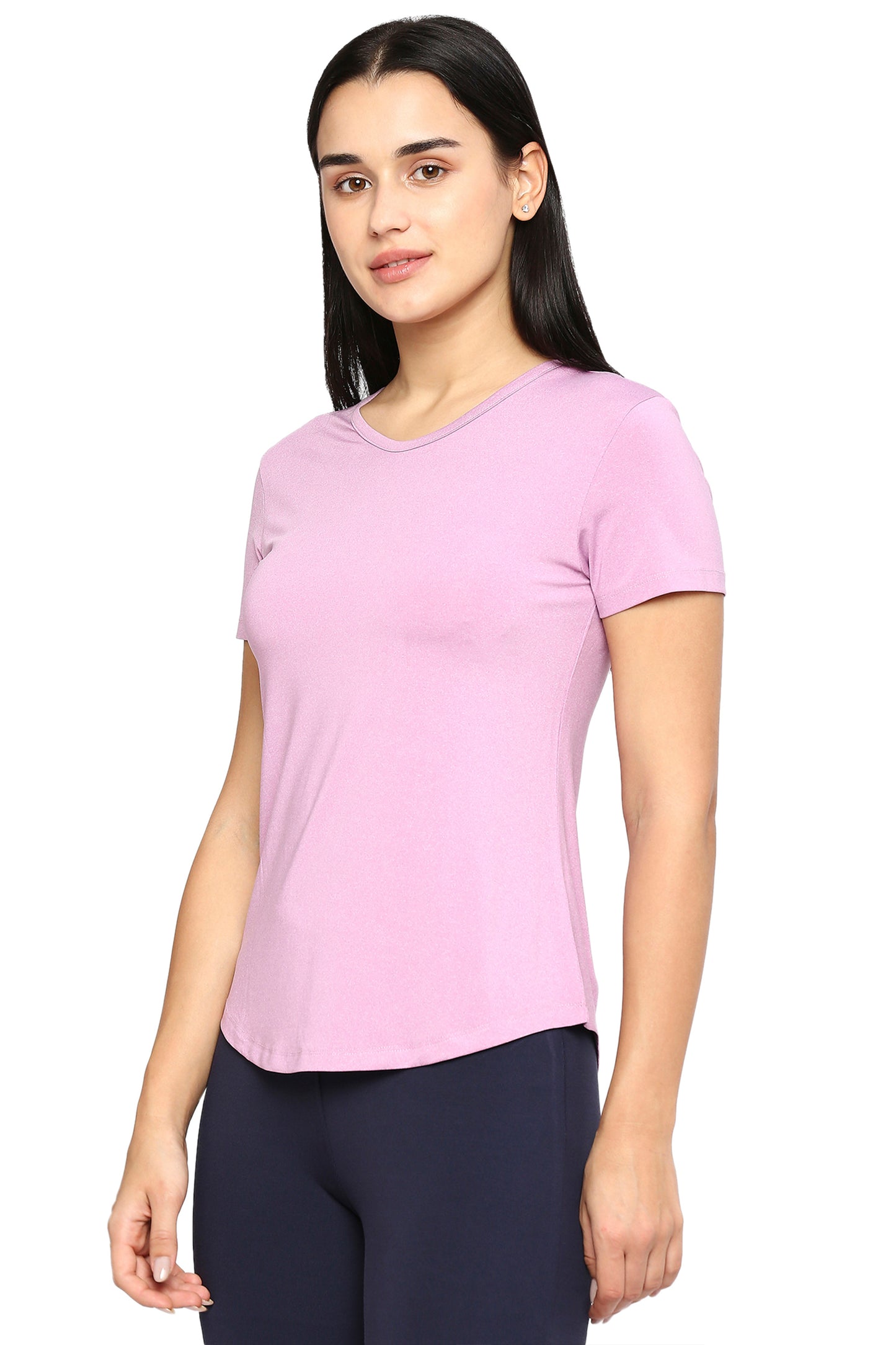 CURVED HEM REVERSIBLE T-SHIRT FOR WOMEN