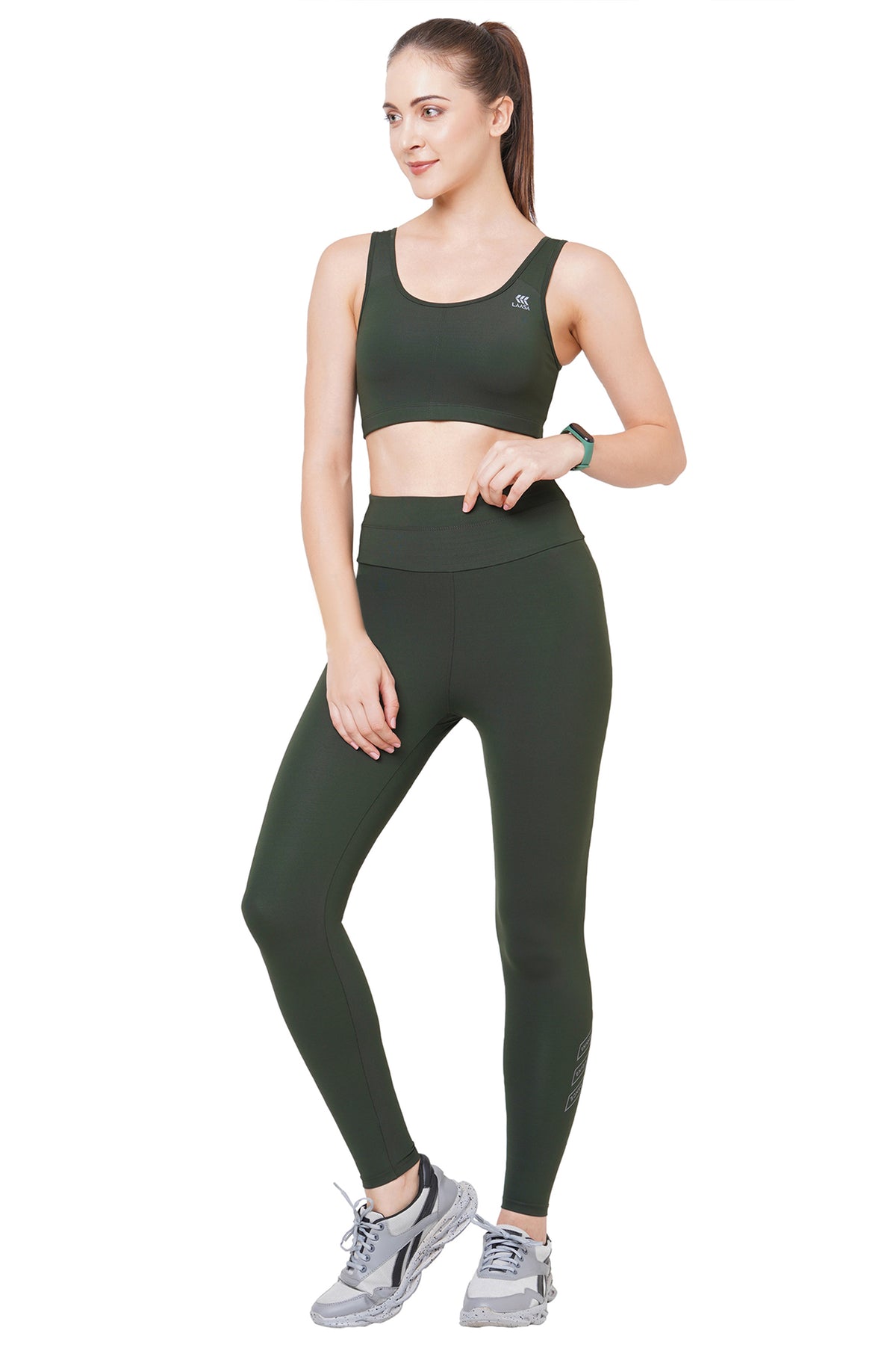 HIGH-WAIST 7/8 COMPRESSION RUNNING TIGHTS