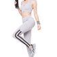 QUILL GREY MESH PANEL 7/8 GO TRAIN TIGHTS