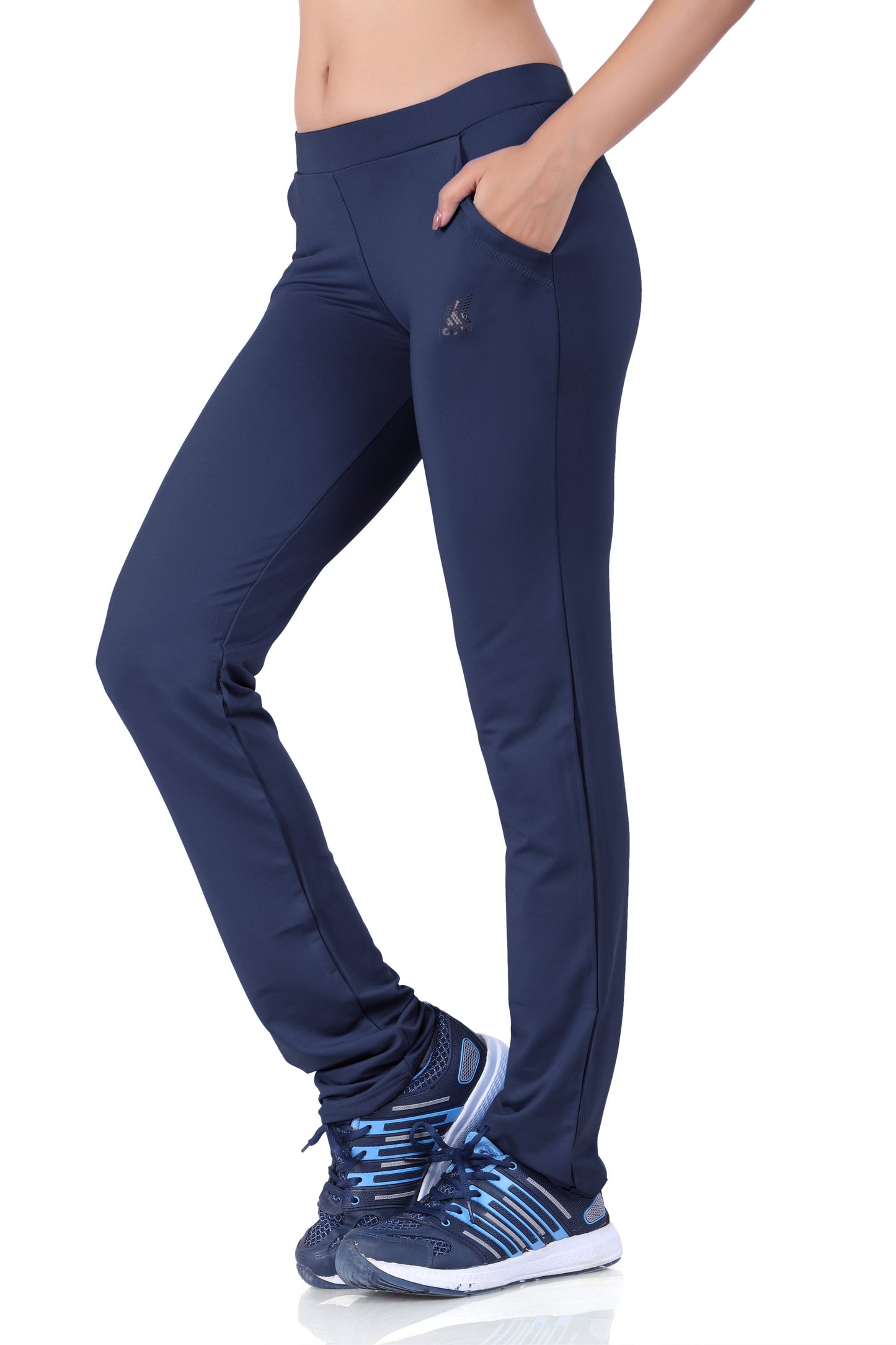 solid Navy blue Women Stretchable Track Pants, Waist Size: 28.0, Model  Name/Number: Micron at Rs 280/piece in Surat