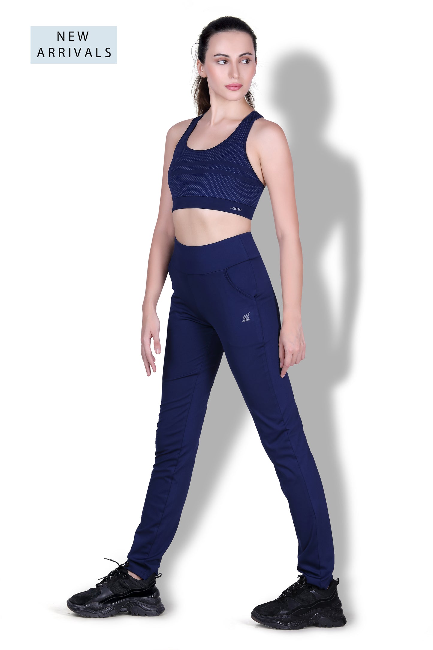 WOMEN'S HIGH WAISTED JUST-DRY TRACK PANTS