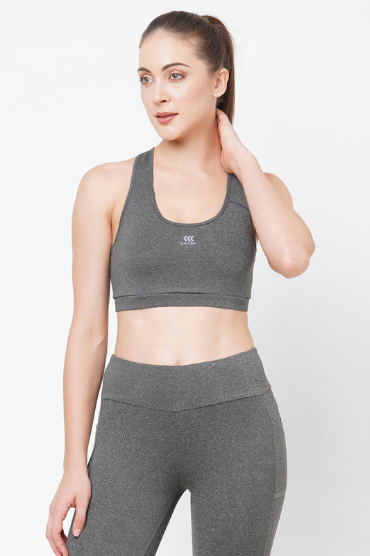 1876- Black Medium Impact Cotton Non Wired Sports Bra With Removable Pads  in Karnal at best price by Laasa Sports - Justdial