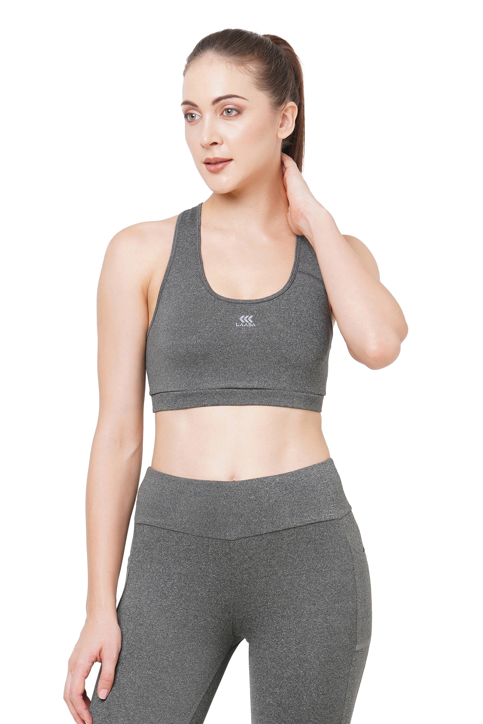 JUST-DRY High Impact Hit Compression Sports Bra for Women – Laasa Sports