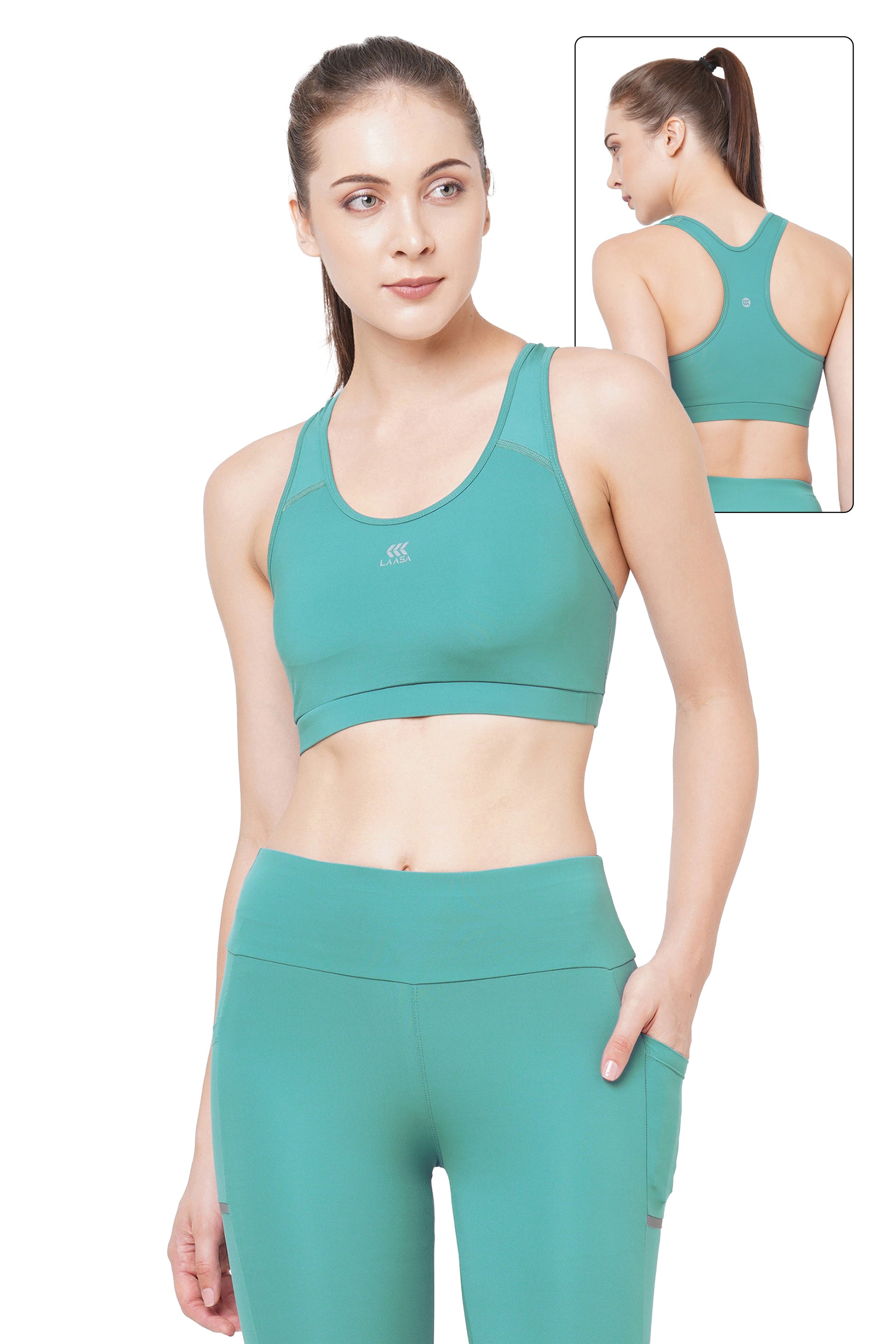 Laasa Sports  JUST-DRY High Impact Workout Sports Bra for Women