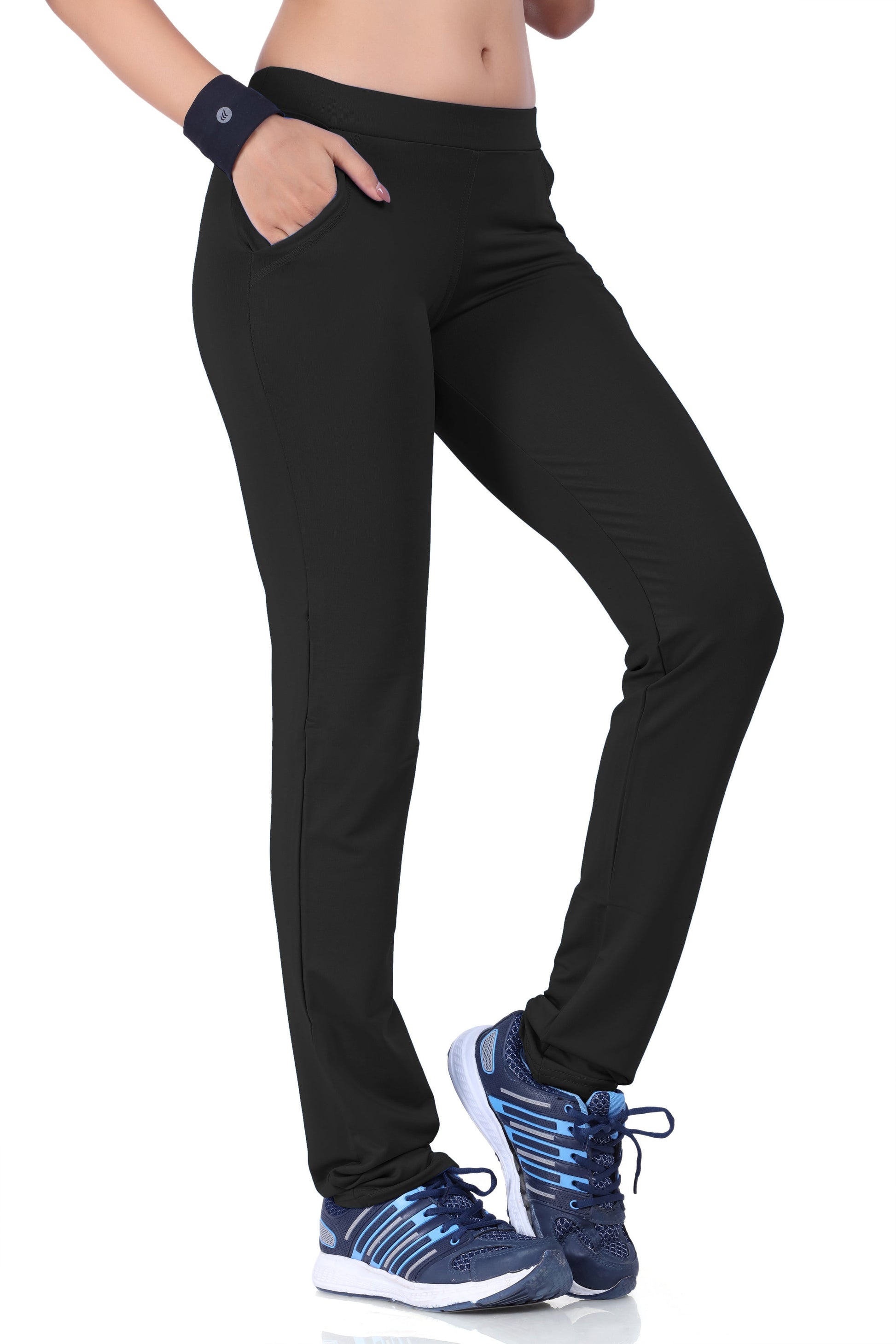 Women's Bootcut Yoga Pants with Pockets Moisture-Wicking High Waist Bootleg  Gym Fitness Trousers Plus Size Pant Stretch Yoga Workout Pants for Women