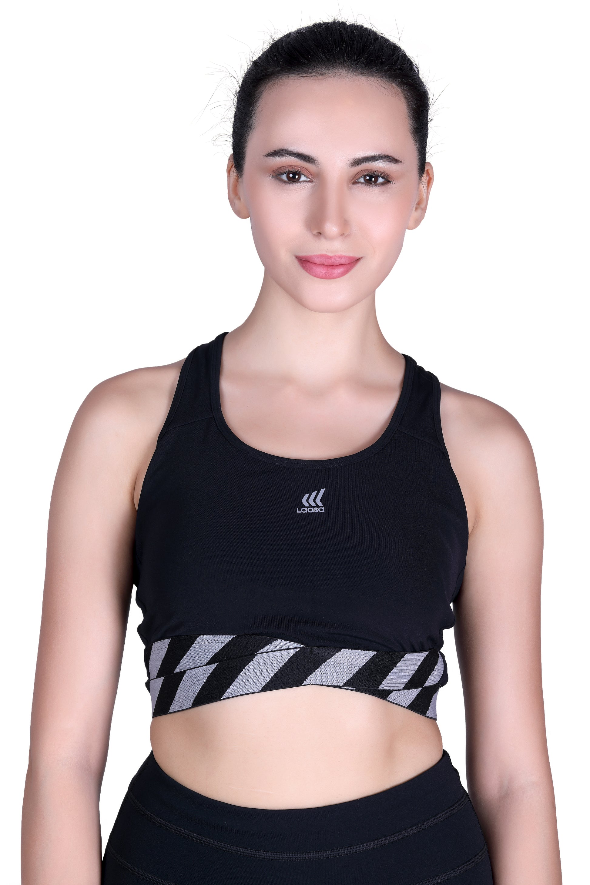Balance Collection Yoga Top Sports Bra Removable Padding Non-Wired Medium  Impact