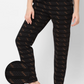BLACK STRIPED COTTON PYJAMA